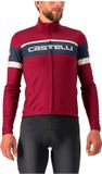 Castelli Passista Jersey Bordeaux Savile Blue-Chalk Lange Mouwen Heren XXL