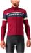 Castelli Passista Jersey Bordeaux Savile Blue-Chalk Lange Mouwen Heren XXL