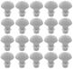 cyclingcolors 20 x afdekkappen kunststof wit Ø 15,5 mm x 7,5-9 mm lamellenstop, schroefdoppen, beschermkappen, ronde stop, eindkappen, blindboring, blindstop, afdekking meubels