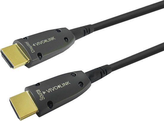 VivoLink PROHDMIOP40AM HDMI kabel 40 m HDMI Type A (Standaard) Zwart
