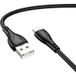 Borofone Câble de données et de charge USB-A - microUSB BX121 Energy, 18W, 1m, Noir