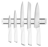 Set de 5 couteaux avec support magnétique pour la cuisine