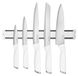 Set de 5 couteaux avec support magnétique pour la cuisine