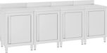 vidaXL Werkbank - commercieel - 240x60x96 cm - roestvrij staal