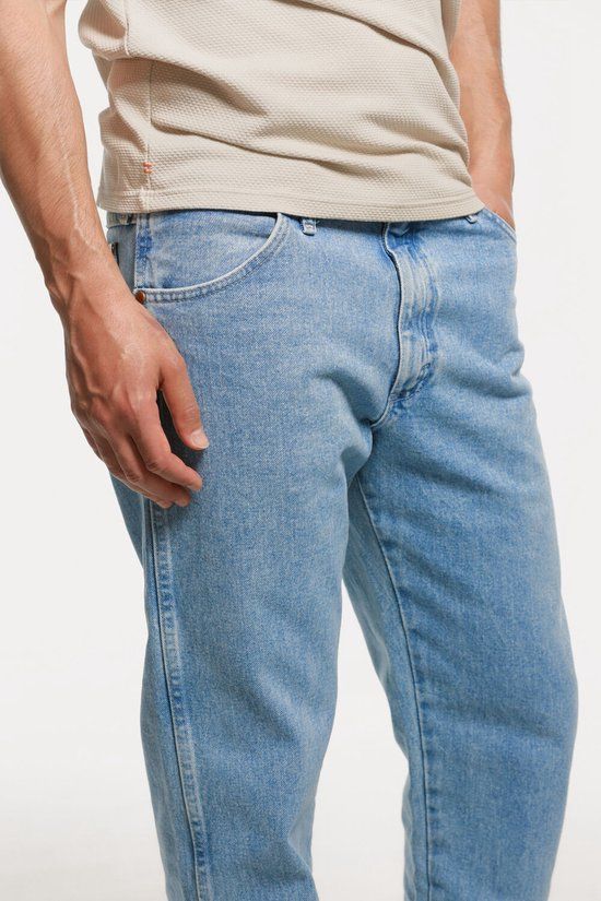 Wrangler 13MWZ Men's Straight Fit Jeans - Blue - Size W31 X L32