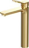 AM.PM X-Joy - Wastafelkraan hoog - Waterbesparend - Messing - Goud