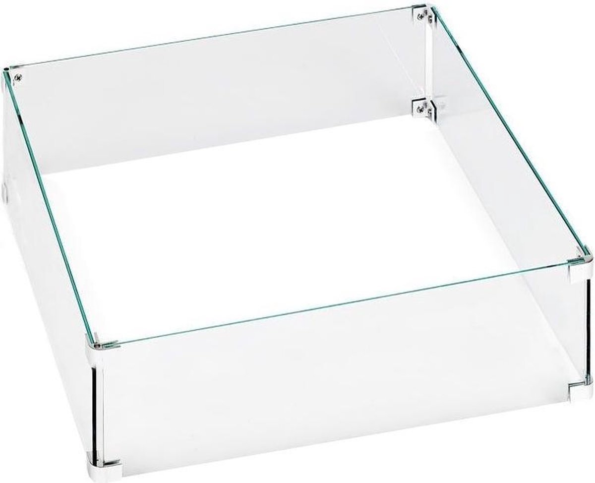 GoFire Glasombouw vierkant - 42,5 x 42,5cm