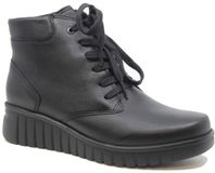 Hartjes COUNTRY BOOT - Zwarte Veterboots - Wijdte H - Leer - Maat 38.5