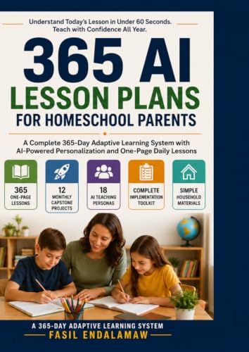 365 AI LESSON PLANS FOR HOMESCHOOL PARENTS