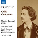 Outhere Naxos Martin Rummel, Mari Kato, Komorni Filharmonie Pardubice, Tecwyn Evans - Popper: Cello Concertos Nos. 1-4 (CD)