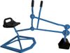 AXI Pelle de creuse pour bac à sable – Bleu/noir – Pelle de creuse pivotante à 360° – Pelle en acier pour enfants – Jouet de bac à sable – Dès 3 ans