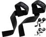 G5 HT SPORT Straps (gevoerd) Training Bodybuilding Mannen Vrouwen Lifting Gewichtsbanden voor Powerlifting Deadlift Weightlifting (zwart)