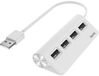 Hama 4-Port USB 2.0 Hub - 480 Mbit/s - White