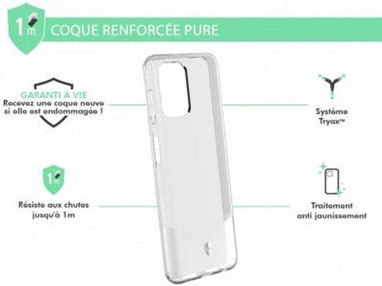 Force Case, PURE Versterkt Hoesje voor Samsung Galaxy A22 - Transparant