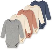 SCHIESSER Baby-body 1/1 - 5 stuks - Katoen/Elastaan - Maat 74/86 - Unisex