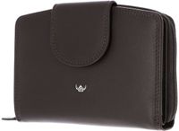 Golden Head Leren portemonnee Polo RFID Protect Damenbörse mit RV 3319 Dunkelbraun