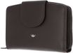 Golden Head Leren portemonnee Polo RFID Protect Damenbörse mit RV 3319 Dunkelbraun