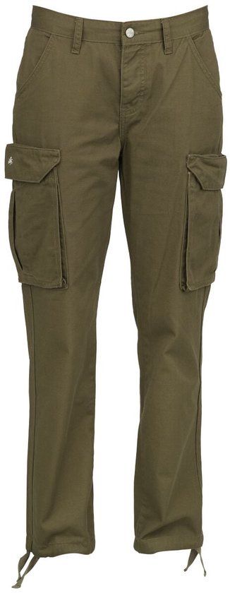Black Premium by EMP olijfkleurige cargo broek - Dames - W28L32
