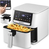 Berdsen Airfryer, heteluchtfriteuse, 1700 W, 6,5 l, friteuse, 8 programma's, touchscreen, wit