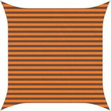 vidaXL Parasol 3 x 3 m 100% Polyester Oxford Carré Orange et Brun