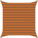 vidaXL Zonneschaduw 3 x 3 m 100% Polyester Oxford Vierkant Oranje en bruin