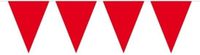 Merkloos / Sans marque Folat Bv 5 stuks Vlaggenlijnen/slingers XXL rood 10 meter