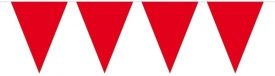 Merkloos / Sans marque Folat Bv 5 stuks Vlaggenlijnen/slingers XXL rood 10 meter