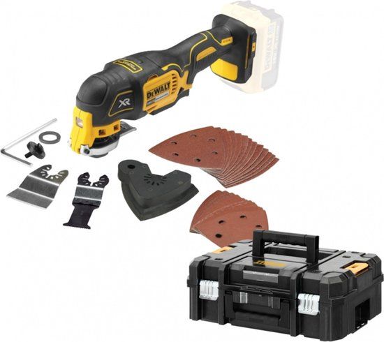 DeWalt DCS355NT Oscillerende multitool | body in TSTAK - Losse Body (zonder accu en lader)