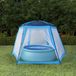 vidaXL Zwembadtent 500x433x250 cm stof blauw