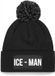 Bellatio Decorations Ice-man muts met pompon - one size - zwart - wintermuts