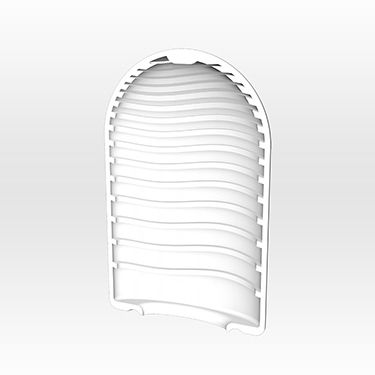 Tenga EC-POT-001 Masturbator - White Silicone
