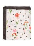 Love & Roses Sjaal groen / rood / zwart / wit