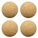 Merkloos / Sans marque Speelplezier-online.nl Set van 4 Tafelvoetbal Balletjes Kurk 36mm