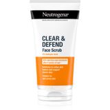 Neutrogena Clear & Defend Face Scrub - Peeling Pro Problematickou Pleť