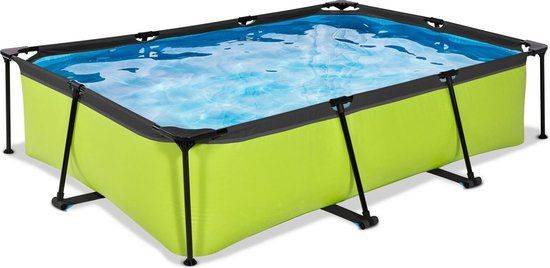 EXIT Lime Zwembad - 300x200x65cm - Groen - Met Filterpomp