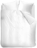 Auping Clear white satin Dekbedovertrek - Tweepersoons 240 x 220 cm - Katoensatijn - Wit