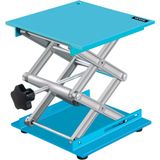 VEVOR Plateforme élévatrice de laboratoire 40 kg de capacité de charge table élévatrice de laboratoire support élévateur de laboratoire 6-31 cm hauteur réglable table élévatrice de laboratoire 20X20 cm plateforme prises de laboratoire processus d'oxyde support pour plateformes élévatrices de laboratoire