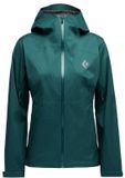 Black Diamond Fineline Stretch Shell Jas Groen S Vrouw