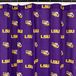 College Covers LSU Tigers Douchegordijn, 177,8 x 182,9 cm