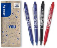 PILOT FriXion Ball Clicker 07 Set van 4 Uitwisbare Pen