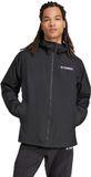 Adidas Terrex Multi 2L Rain Wandeljas Heren Zwart S