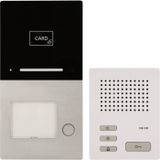 HHG SET-1-RL Audio-intercomset 2-draads Aluminium (geborsteld)