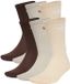 adidas Trefoil Cushion Crew Socks 6 Pairs Beigeowe, Bruin - Taille 37-39