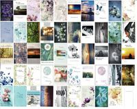 RS Cards & Crafts Condoleancekaarten met Envelop - 50 Luxe Rouwkaarten - 12 x 17 cm