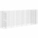 Gabion jardinière surélevée 260x50x100 cm fer galvanisé