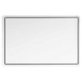 Cosy&Trendy Tafel placemat - PU-leer/leer look - wit - 43 x 30 cm