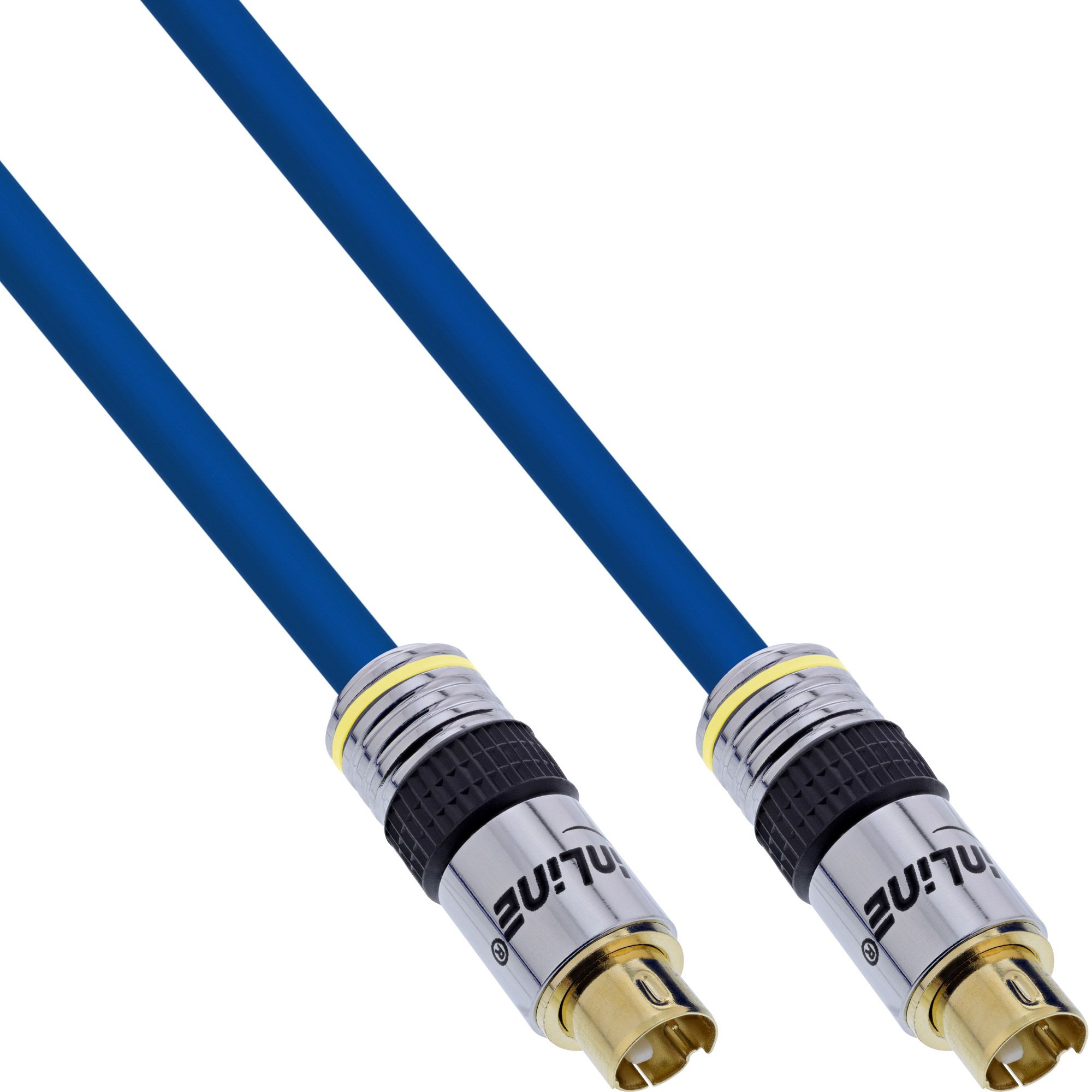 InLine 89951P S-videokabel 5 m S-Video (4-pin) Blauw