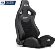 Next Level Racing ERS4 Elite Racing Stoel - Verstelbare Rugleuning - PU Leer & Suede - Zwart