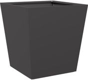vidaXL Plantenbak 40x40x40 cm staal zwart