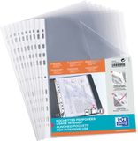Oxford zichthoes Standaard, DIN A4, PP, 0,09 mm, Glashelder, 50 stuks